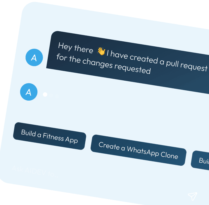 AIDEV Agent interface screenshot